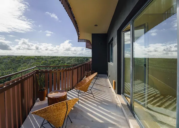 Amira Luxury 3br Ph With Rooftop Pool & Shared Gym Apartment Tulum