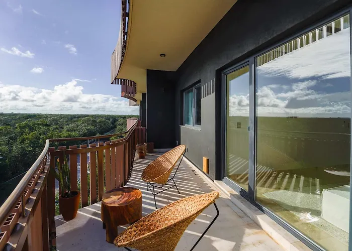 Amira Luxury 3br Ph With Rooftop Pool & Shared Gym Apartment Tulum