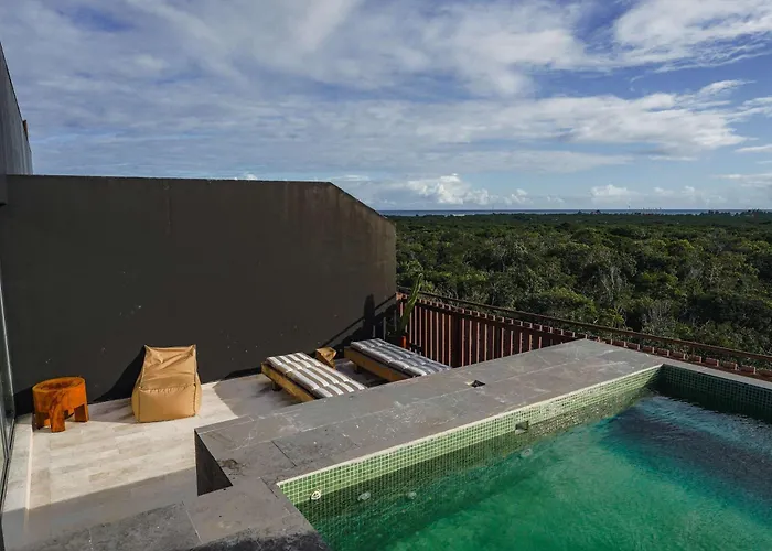 Amira Luxury 3br Ph With Rooftop Pool & Shared Gym * Tulum