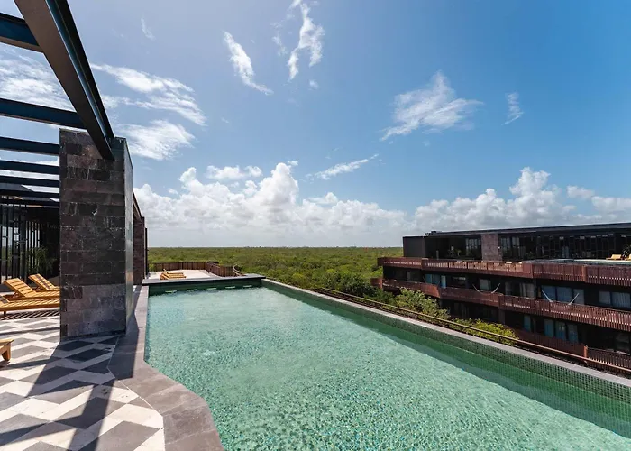 Amira Luxury 3br Ph With Rooftop Pool & Shared Gym Tulum